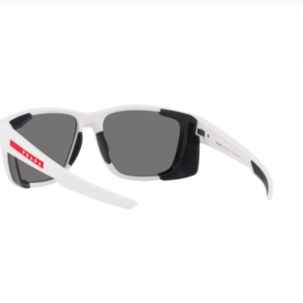 Sale! Prada White Rubber Men Sunglasses